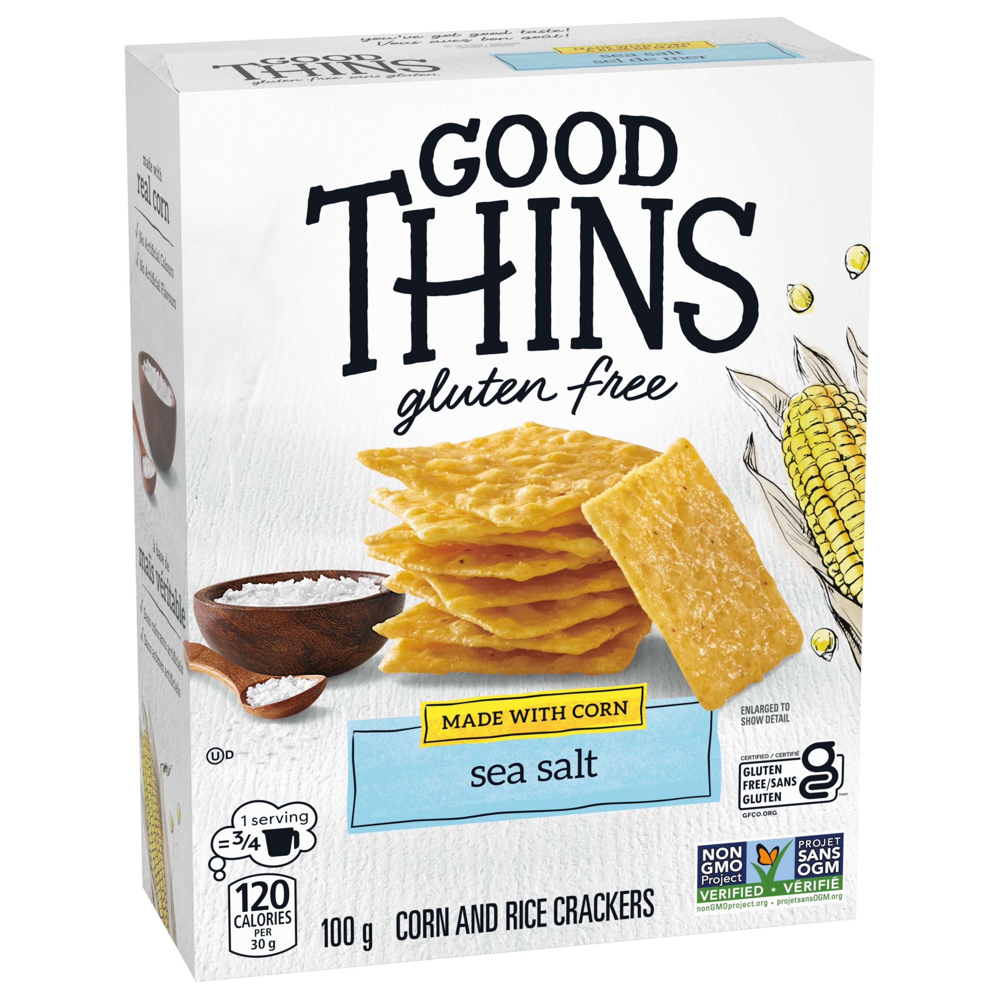 Craquelins GOOD THINS Maïs, sel de mer 100g