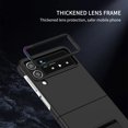 thumbnail image 6 of ELEHOLD Slim Fit Case for Samsung Galaxy Z Flip 4 with Invisible Hidden Kickstand Non-Slip Full Body Shockproof Protective Cover for Samsung Z Flip 4, Black, 6 of 9