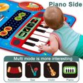 thumbnail image 4 of Baby 2 in 1 Musical Mats, Musical Toys, Piano Keyboard & Drum for Toddlers, Early Education Toys for Baby Girls Boys Toddlers, 4 of 7