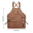 thumbnail image 2 of Clearance Denim Overalls Barber Milk Tea Shop Apron, 2 of 2