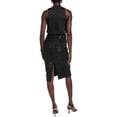 thumbnail image 2 of Aidan Mattox womens  Solid Mid Dress, 2, Black, 2 of 3