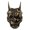 Gold, variant on Full Face Oni Mask,Resin Japanese Warrior Masks,Halloween Samurai Costume for Role-Play Party