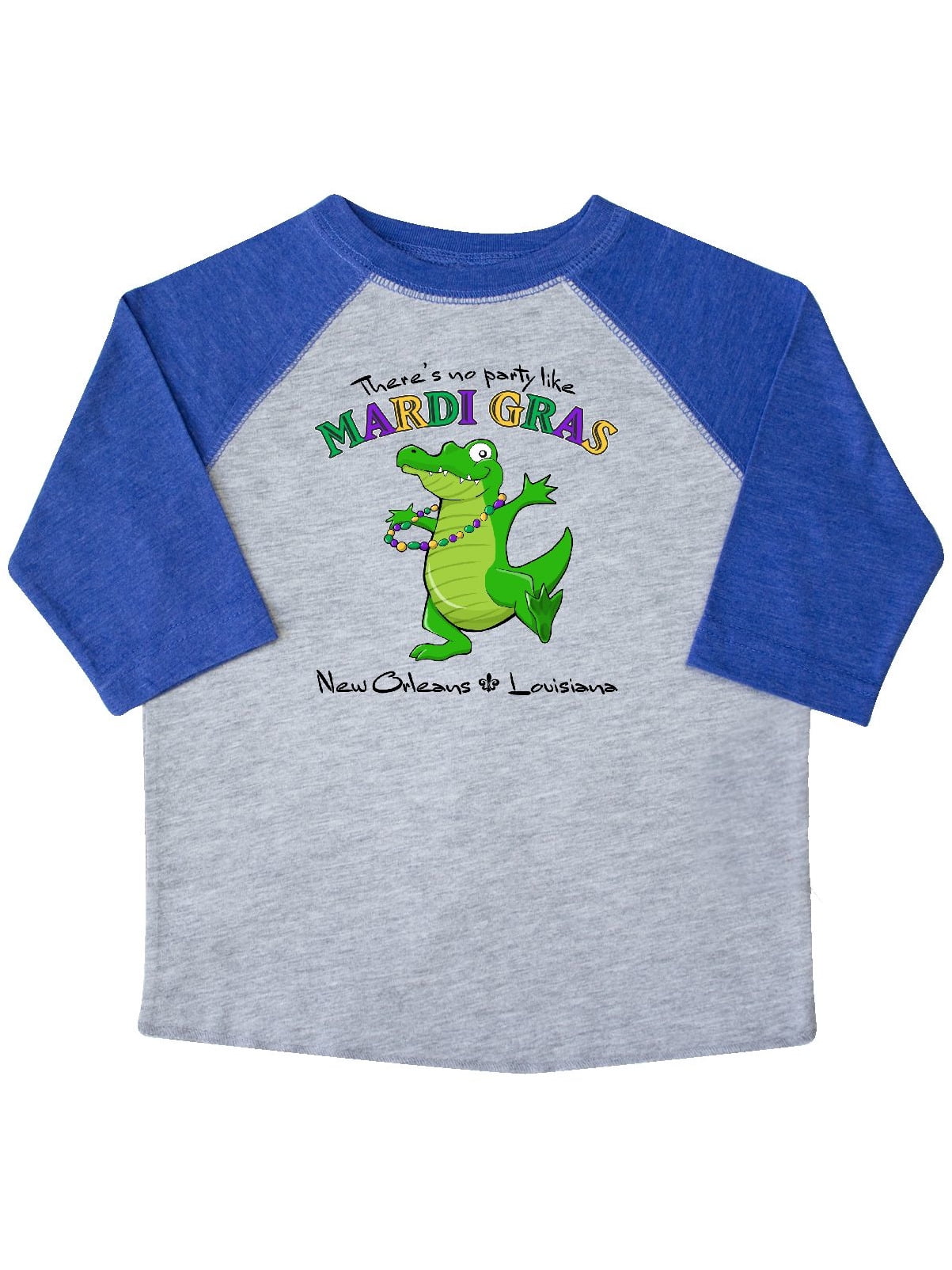 inktastic Theres No Party Like Mardi Gras-Alligator Toddler T-Shirt