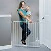 Toddleroo by North States 24.5"-40.55" Essential Stairway Baby Safety Gate, White Metal
