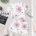 thumbnail image 5 of Babcutegg Kids Summer Casual Two-Piece Set – Printed Round-Neck Short Sleeve Top & Matching Shorts for Girls Multicolor Size 13-14, 5 of 8