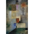 thumbnail image 2 of Paul Klee 11x14 Gold Ornate Wood Frame and Double Matted Museum Art Print Titled - Small Picture of Fir Trees (1922), 2 of 4