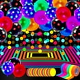 thumbnail image 1 of Artículos de fiesta Skylety Glow in the Dark Neon con globos, 1 of 7