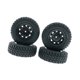 thumbnail image 2 of NEMACIONES de CAR RC 4 Piezas, actualizar neumáticos de rueda de goma para MN90, MN91 MN98 MN99S 1/12 CAR RC, 2 of 9