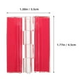 thumbnail image 2 of OULII 6Pcs Acrylic Hinges Transparent Rectangular Plastic Hinge for Personal Users and Professionals, 2 of 8
