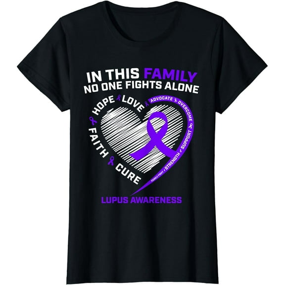 Lupus Shirts Women Men Kids Mom Dad Gifts Lupus Awareness T-Shirt