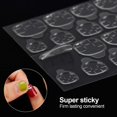 thumbnail image 3 of HAHADAXA Nail Adhesive Tabs, 30 Sheets Double-Side Adhesive Nail Tabs, False Nail Glue Sticker, Transparent Jelly Nail Sticker, Flexible Nail Glue Tabs for Manicure False Nail Tips Nail Art, 3 of 7