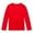 Red, variant on Otqutp Boys Girls Long Sleeve Undershirt Crewneck Slim Fit Tops Casual Base Layer Tees for Kids Fall Winter Basic Underwear Top