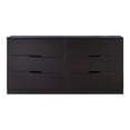 thumbnail image 2 of Furniture of America Drego 6-Drawer Dresser, Cappuccino, 2 of 6