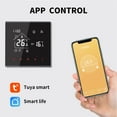 thumbnail image 5 of THONZER Smart Thermostat Save Energy 16A Underfloor Heating Temperature Controller WiFi Voice App Connect Compatible Amazon Alexa, Google Assistant (Black for Electric Heating), 5 of 10