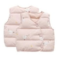 thumbnail image 4 of Gilet Matelassé en Duvet pour Tout-Petits Garçons Filles, Imprimé, Chaud, Gilets en Duvet pour Nouveau-Né, Veste Sans Manches Matelassée d'Hiver 3 m-4 A, 4 of 7
