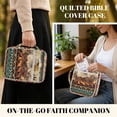 thumbnail image 2 of FOR U DESIGNS Aztec Eagle Pttern Bible Cover Southwest American Tribal Bible Holder Case with Handle Quilted Book Cover Bible Carrier Tote Bag for Bible Study/Daily Use, 2 of 7