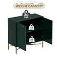 thumbnail image 4 of Boyel Living 2 Door Sideboard Storage Cabinet, Modern Green Buffet Cabinet Cupboard for Kitchen Dining Room Living Entryway, 4 of 7