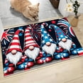 thumbnail image 3 of Door Mat Patriotic Doormat Entryway Rug Welcome Mat Coir Mats Outdoor Initial Patriotic Welcome Doormat Outdoor Matt for Front Door Outdoor Items for Porch Doormat for Indoor or Outdoor Use, 3 of 9