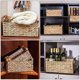 thumbnail image 2 of Rattan Woven Storage Basket Desktop Sundries Holder Household Supplies Basket, 2 of 3
