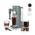 thumbnail image 1 of Cafetera monodosis especial Ninja Pods & Grounds, compatible con cápsulas K-Cup, espumador de leche incorporado, 6 oz. Taza a 24 oz. Tamaños de tazas de viaje, cafetera helada, 1550 vatios, verde salv, 1 of 5