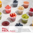 thumbnail image 2 of Recipientes de almacenamiento de alimentos Tafura 120 ml [paquete de 12] sin BPA, 2 of 8