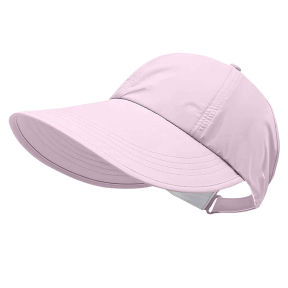 AirLoni Sun Hat For Women Summer Baseball Hat UPF 50 Sports Visors Lightweight Foldable Breathable Cap For Outdoor Pink,A