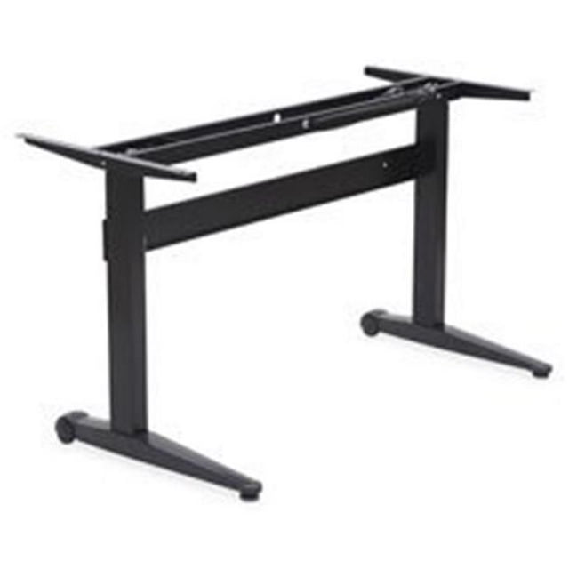 Lorell LLR99551 Pneumatic Adjustable Height Base, Black