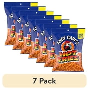 (7 pack) Andy Capp's Big Bag Hot Fries, Corn & Potato Snacks, 8 oz.