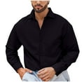 thumbnail image 3 of LIBRCLO Mens Shirts Slim Fit Button Down Shirt Long Sleeve Dress Shirts for Work Casual, 3 of 4