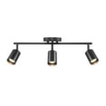 thumbnail image 7 of Globe Electric 91007786 Pratt 3 Light 21" Wide Fixed Rail Linear Ceiling Fixture - Black, 7 of 7