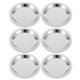 thumbnail image 5 of GOOHOCHY 6 posavasos de acero inoxidable para botellas de vino, antiescaldaduras, para mesa de comedor, 5 of 8