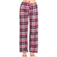 thumbnail image 3 of Womens Flannel Pajama Pants, Long Novelty Cotton Pj Bottoms, 3 of 7