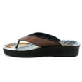 thumbnail image 2 of Aerothotic B0244Brown11 Cara - Aerosoft Girls Flip Flops Sandals, Brown - Size 11, 2 of 5