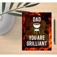 thumbnail image 4 of Koyal Wholesale Funny Father's Day Jumbo Card With Envelope, Dad You Are Grilliant, Set of 1, 4 of 5