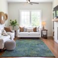 thumbnail image 6 of Addison Rugs Mayfield Premium Machine Washable Transitional Modern Blue Rectangle Rug, 10' x 14', 6 of 6