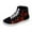 Red, variant on Men's High Top Canvas Sneakers Lace up Flats Printed Fashion Sneakers Casual Walking Shoes