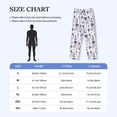 thumbnail image 4 of Fotbe Lavender Bicycle Pantalones de Pijama para Hombre, Pantalones de Dormir, Pantalones de Casa con Cintura Ajustable y Bolsillos-X-Large, 4 of 6