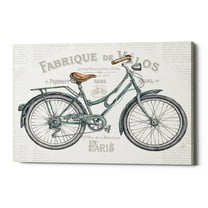 Epic Graffiti  'Bicycles I v2' Canvas Wall Art, 16"x12" 54" x 40"