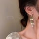 thumbnail image 2 of French Retro Elegant White Lily In Valley Earrings Sweet And Gentle Niche, 2 of 5