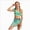 A28-Green, variant on Girls Two Piece Ribbed Bikini Set Adjustable Strap Bathing Suits Solid Swimwear,ribbed(Red,13-14 Years)