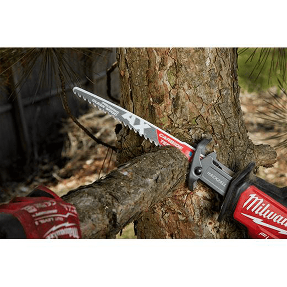 Milwaukee Tool 9" 3 TPI The AX with Carbide Teeth for Pruning & Clean Wood SAWZALL Blade 3PK