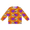 thumbnail image 3 of JFTTX Girls Halloween Cardigan Long Sleeve Button Down Sweaters for Girls Hallowmas Funny Graphic Fall Winter Jackets, 3 of 4