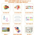 Koralakiri 5000+ Rubber Band Bracelet Making Kit, Loom Rubber Bands
