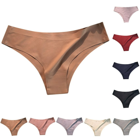 Kmdttou Womens Underwear Breathable Wicking Solid Lace Plus Size High Waist Leak Proof Crotch Shorts Underwear Panties (Regular & Plus Size)