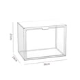 thumbnail image 1 of Caja de almacenamiento de juguetes Bubble Mart con escalones, alta, transparente, portátil, a prueba de polvo, caja de madera apilable, 1 of 6