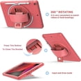 thumbnail image 2 of iPad 9th Generation Case 2021, iPad 7th/8th Generation Case 2019/2020, iPad 10.2 Case with Screen Protector Hand Strap Kickstand Pencil Holder-Pink, 2 of 5