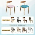 thumbnail image 5 of Set of 4 Chair Covers for Dining Chairs, Washable Stretch Chair Seat Slipcovers Cushion Protector for Dining Room Hotel Kitchen Banquet, Dark Brown, 5 of 6