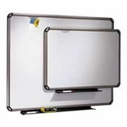 Angle View: Quartet QRTP568T Dry-erase Board- White Porcelain Board- 8ft.x4ft.- Titanium Frame