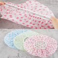 thumbnail image 4 of Shower Cap, 3 Pieces Waterproof Shower Cap, Reusable Bathing Caps, for Shower, Spa, Makeup, 4 of 5
