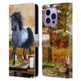 thumbnail image 1 of Head Case Designs Officially Licensed Simone Gatterwe Horses On The Lake Leather Book Wallet Case Cover Compatible with Apple iPhone 14 Pro Max, 1 of 6